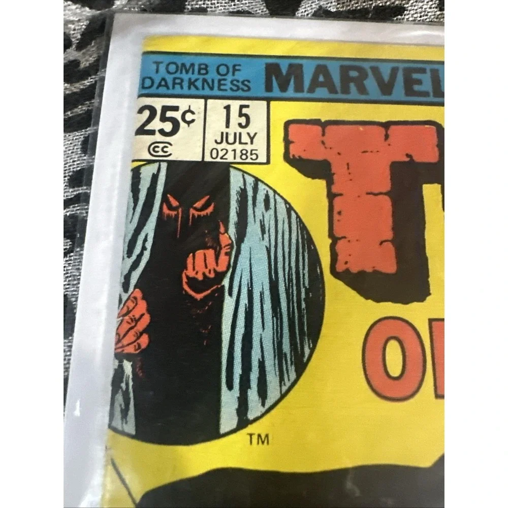 Vtg Marvel Comic Tomb Of Darkness #15 July 1975! The Man Who Wasn't There!